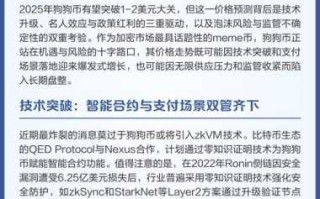 狗狗币未来会涨吗？2025价格行情预测