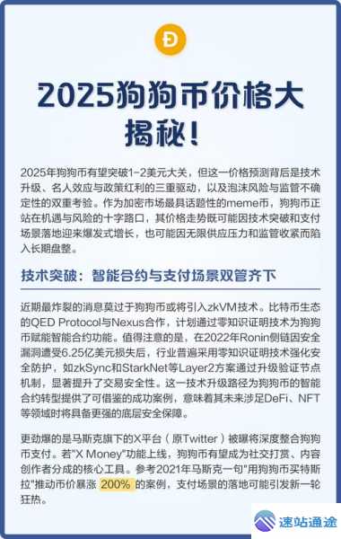 狗狗币未来会涨吗?2025价格行情预测 第1张 狗狗币未来会涨吗?2025价格行情预测 第1张